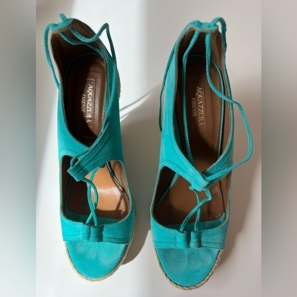 - Aquazzura Wedges. Excellent Condition. Size 7 - Picture 5 of 12